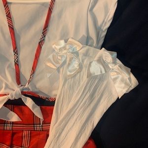 Sexy schoolgirl outfit